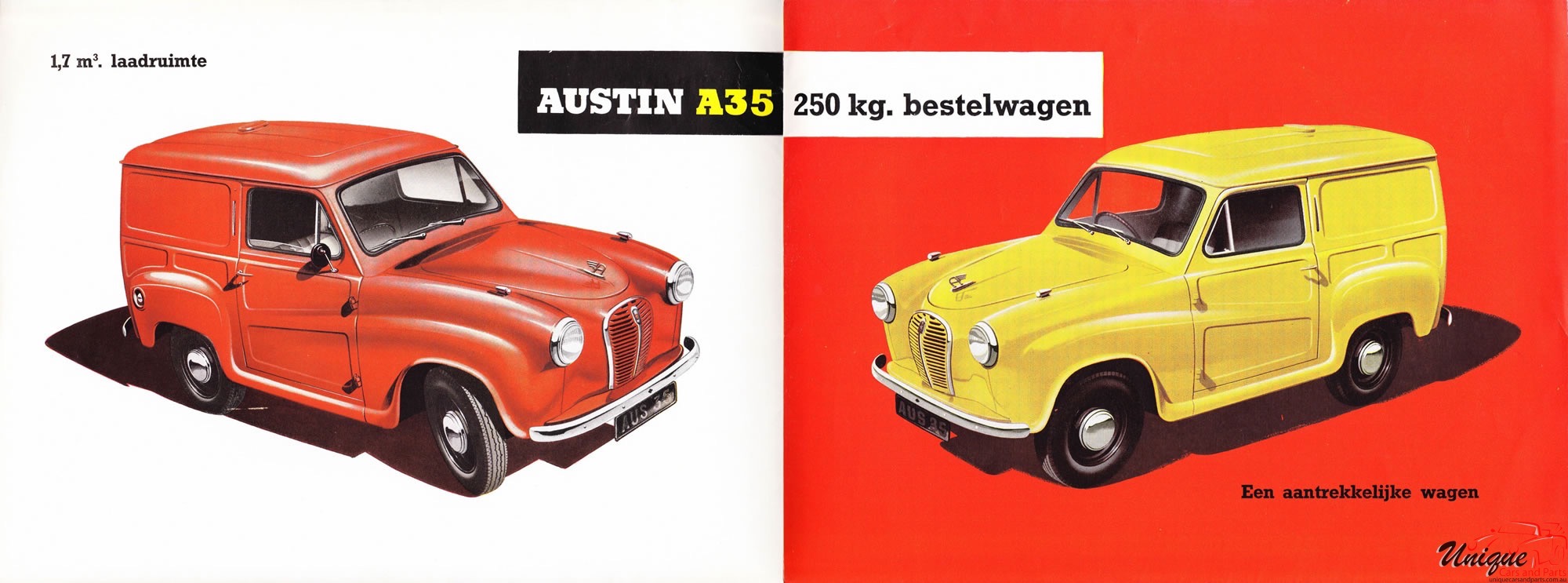 1959 Austin A35 Van Brochure Page 1